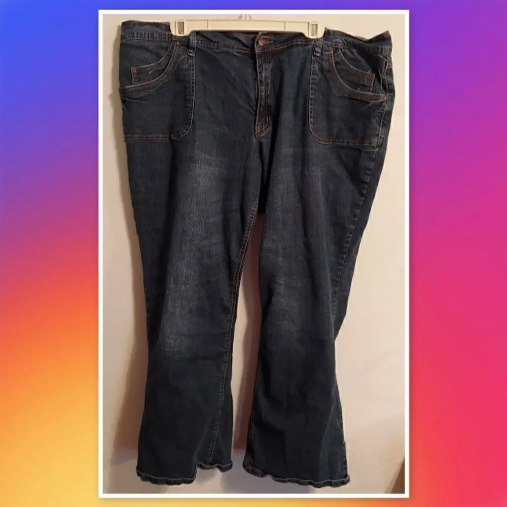 Fashion Bug Jeans Mid Rise Size 26W (23x30)
